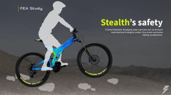 Stealth Electric X-Bike Trekking