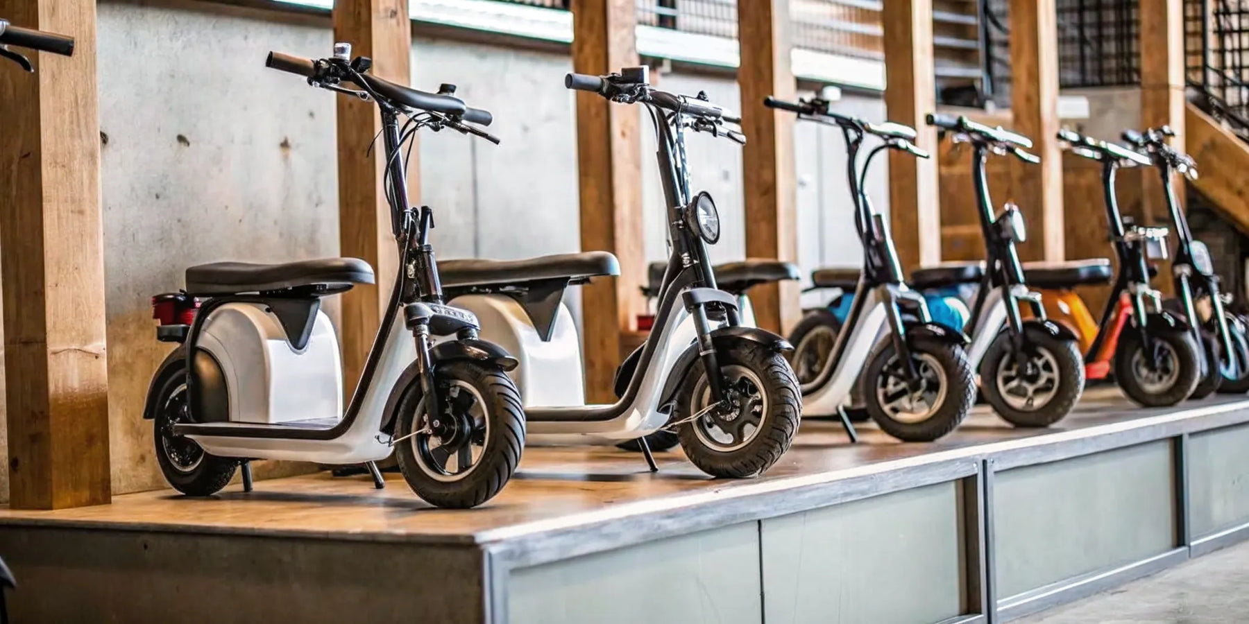 A lineup of the best electric scooters with seats for adults.