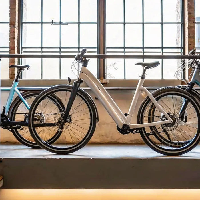A row of the best affordable torque sensing ebikes for 2026.