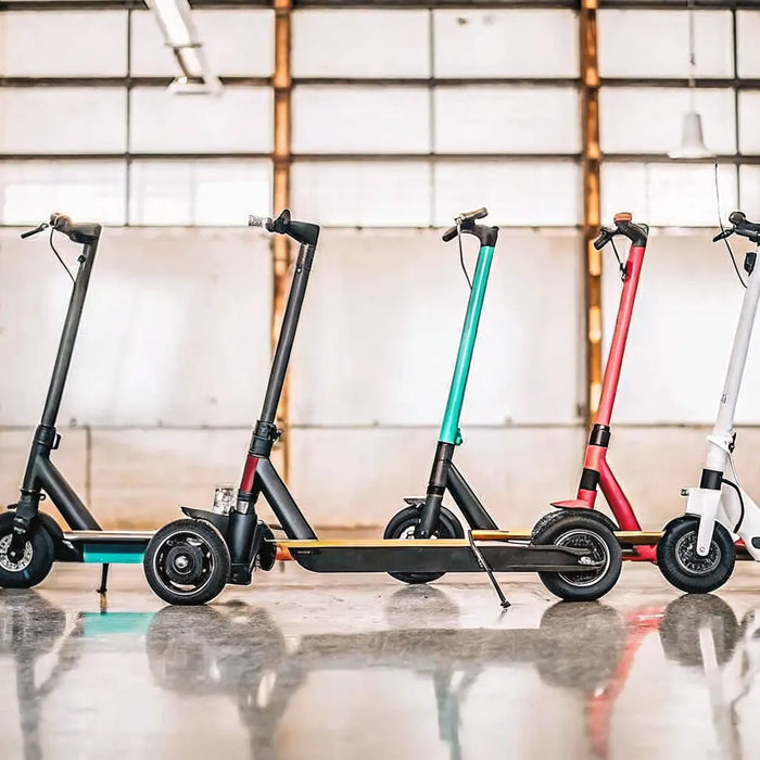 Heavy-duty electric scooters for adults up to 400lbs, featuring wide decks for stability.