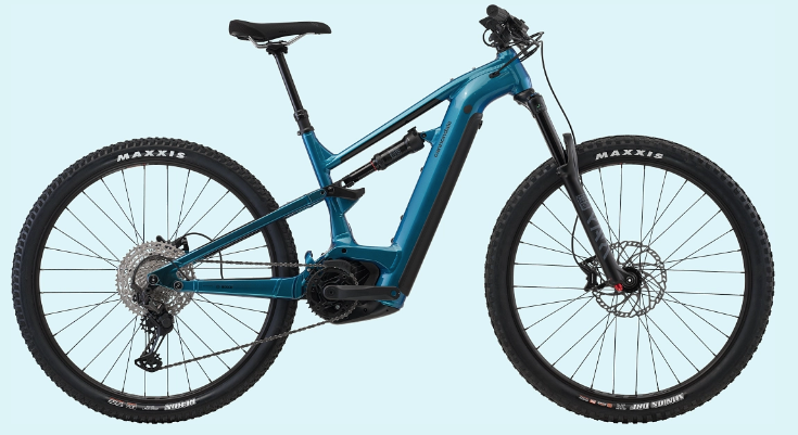 A stunning blue Cannondale Moterra NEO 3