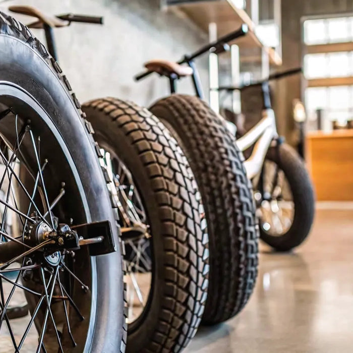 Several fat tire electric trikes for review, featuring all-terrain tires and stable frames.