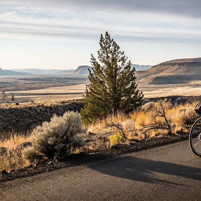 Electric bike rider on a scenic Central Oregon trail