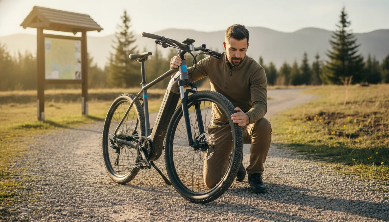 Electric bike safety checklist inspection before a ride in Bend Oregon