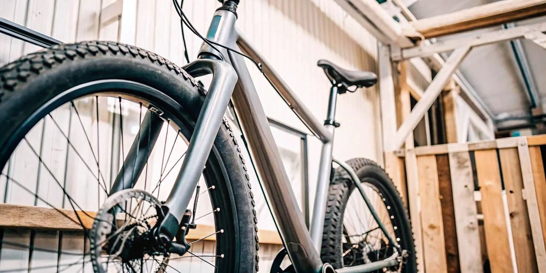 American-made electric fat tire bike with a durable, all-terrain frame.