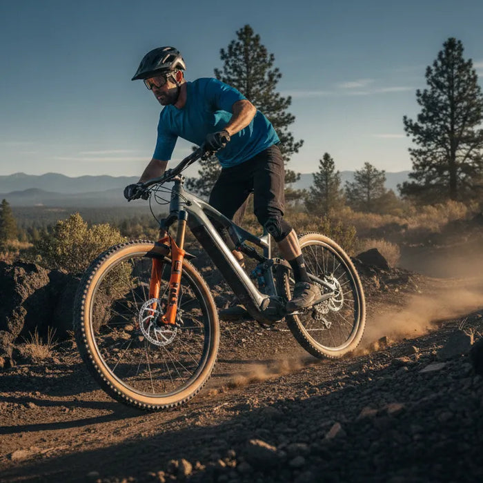 High-power electric bike on a Central Oregon trail
