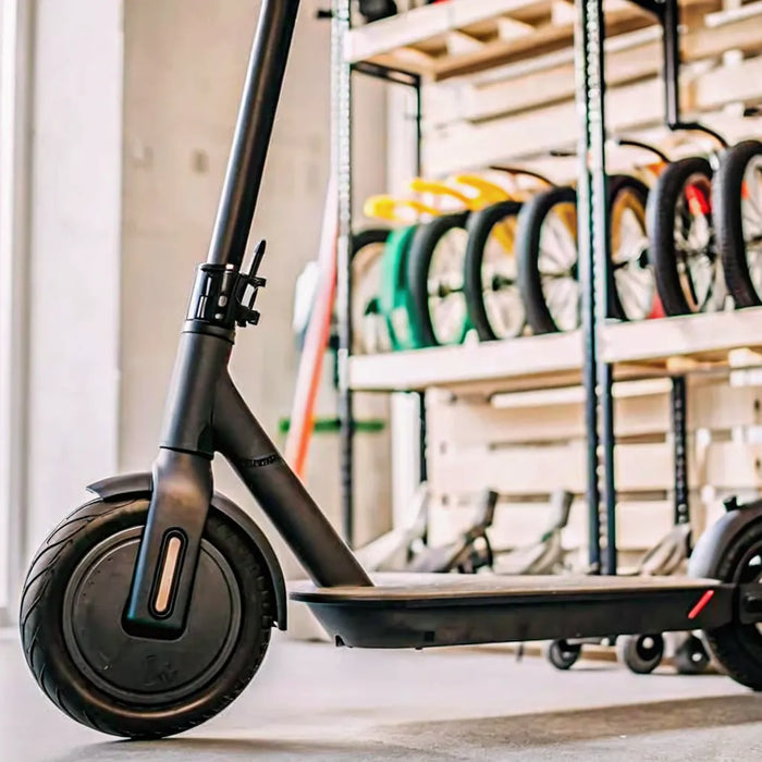 Segway commuter electric scooter for sale in a local dealer's showroom.