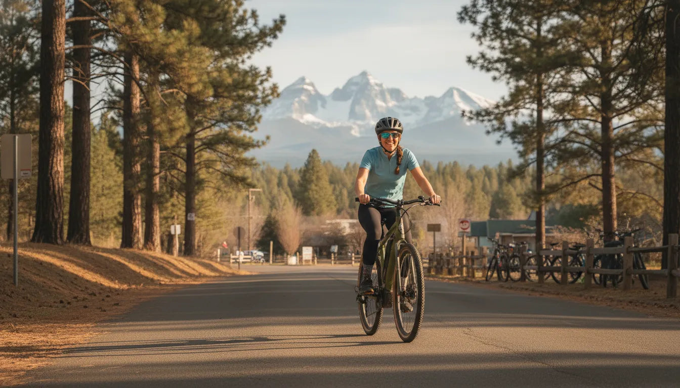 A torque-sensing e-bike test ride in Bend, Oregon