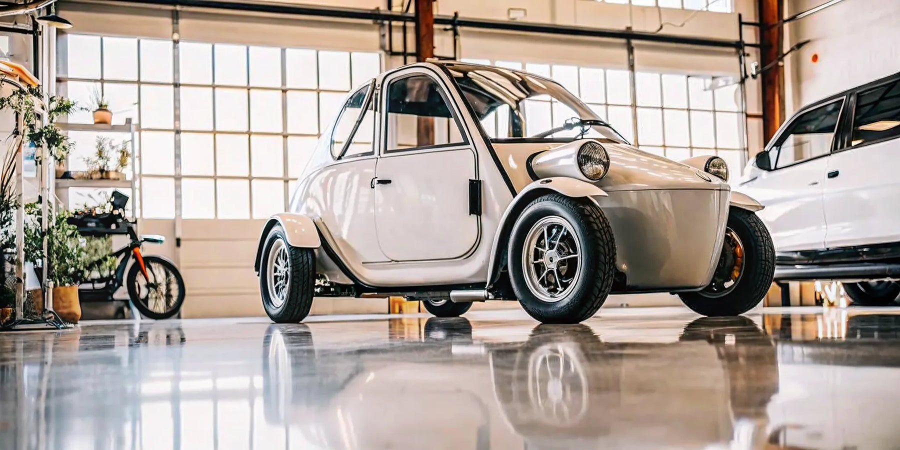 Enclosed electric tricycle for adults for sale.