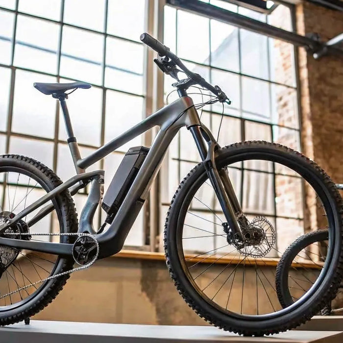 How to choose an off-road e-bike, focusing on features like full suspension and wide tires.