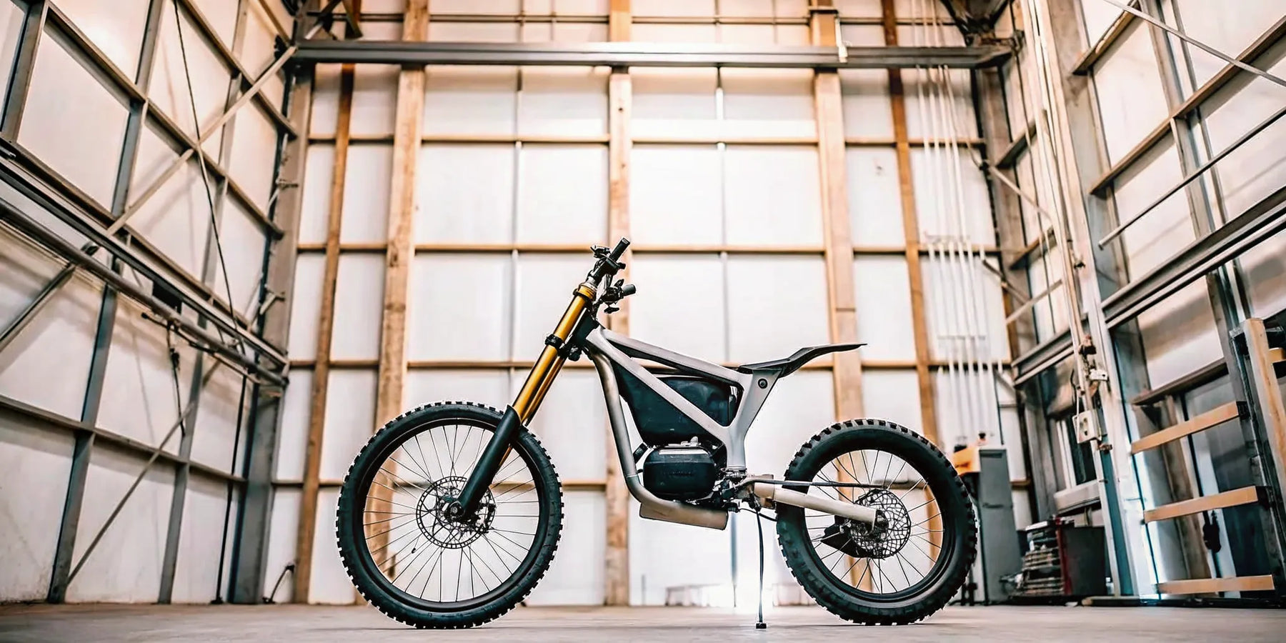 Segway Xaber 300 electric dirt bike with full suspension.