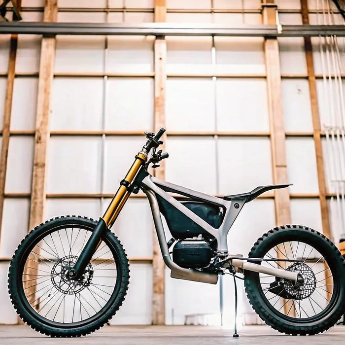 Segway Xaber 300 electric dirt bike with full suspension.