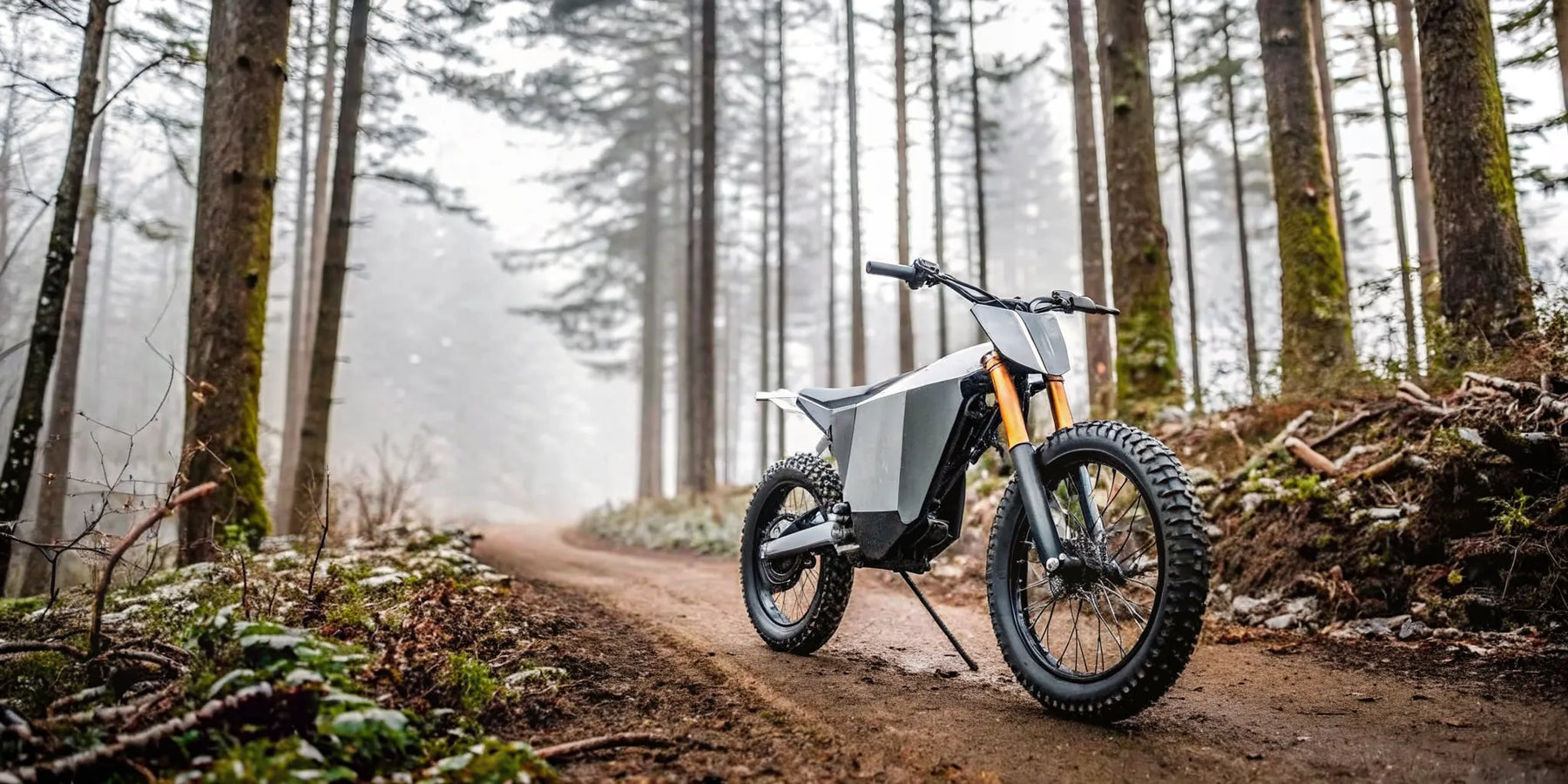 Segway Xaber 300 off-road e-moto on an Oregon trail.