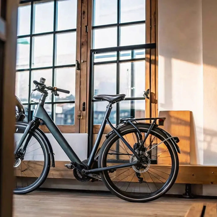 A high-quality American made electric bike for sale with a modern, durable design.