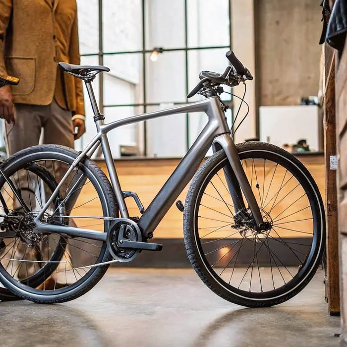A sleek, modern example of the best electric bikes made in the USA for adults.