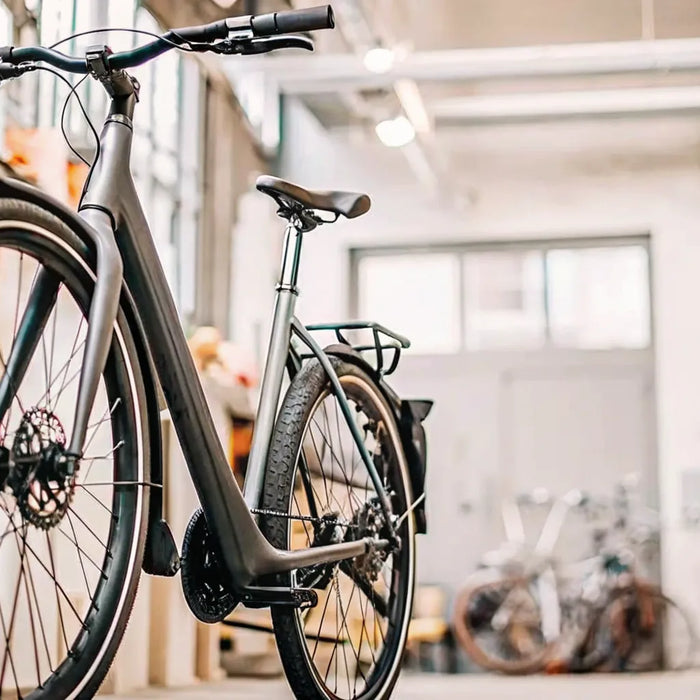 A torque sensing e-bike that provides a natural ride by matching motor output to your pedal pressure.