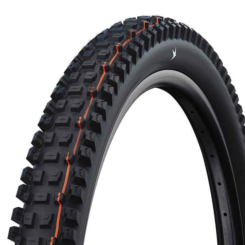 Schwalbe Albert Tire - 29 x 2.60 Tubeless Folding BLK Evolution Line Gravity Pro Addix Soft Radial E-50