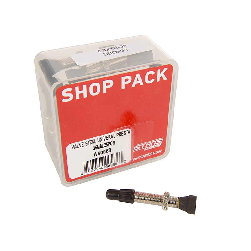 Stan's Tubeless Universal Valve Stems - Brass 35mm 25-pack