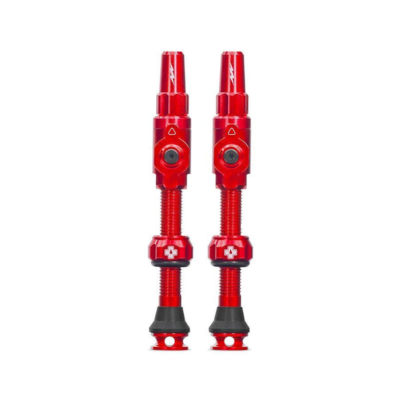 Muc-Off Big Bore Lite Tubeless Valve Stems - Large 45mm -Red