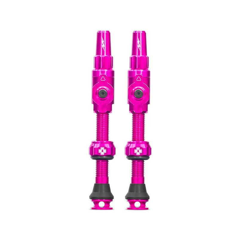 Muc-Off Big Bore Lite Tubeless Valve Stems - Large 45mm -Pink