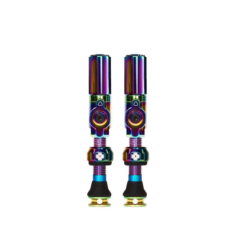 Muc-Off Big Bore Hyrid Tubeless Valve Stems - Medium 35mm Iridescent