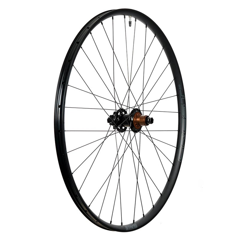 Stans No Tubes Crest MK4 Wheel Rear 27.5'' / 584 Holes: 32 12mm TA 148mm Disc IS 6-bolt Shimano Micro Spline