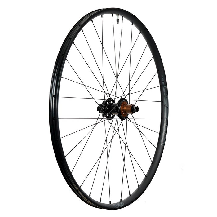 Stans No Tubes Crest MK4 Wheel Rear 27.5'' / 584 Holes: 32 12mm TA 148mm Disc IS 6-bolt Shimano Micro Spline