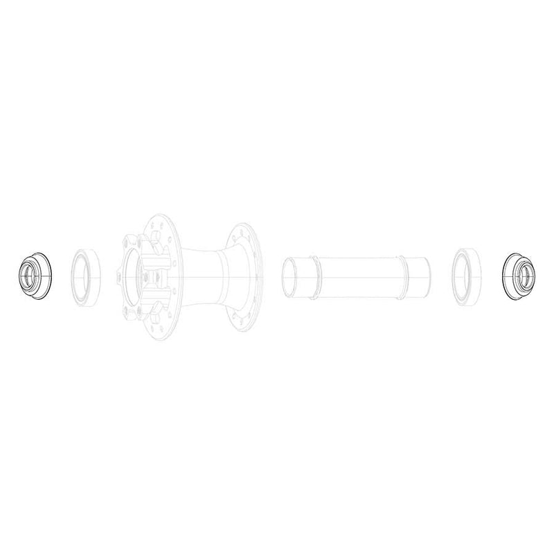SRAM Conversion caps Front hub (12x100 (X0 900 Rise 60 Roam 30 Roam 40 Roam 60 Rail 40 Rise XX)