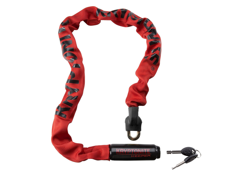 Krypto Keeper 785 Integrated Chain Lock: 2.8' (85cm) Red