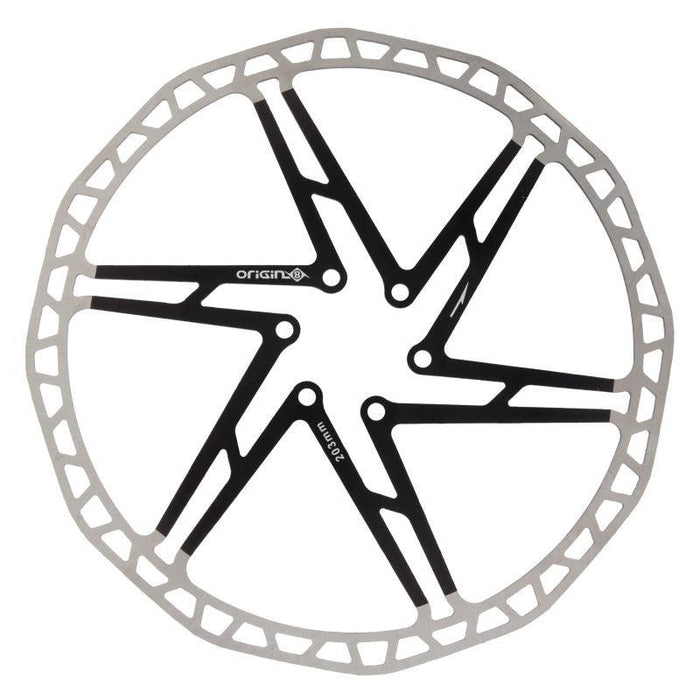 Origin8 SpeedCheck One-Piece Rotor 203mm Black Rotor