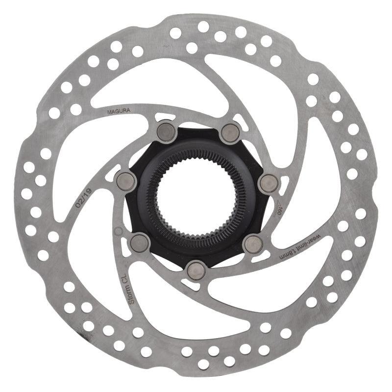 Magura Storm CL Disc Brake Rotor - 160mm Center Lock For Thru-Axle Hub Silver