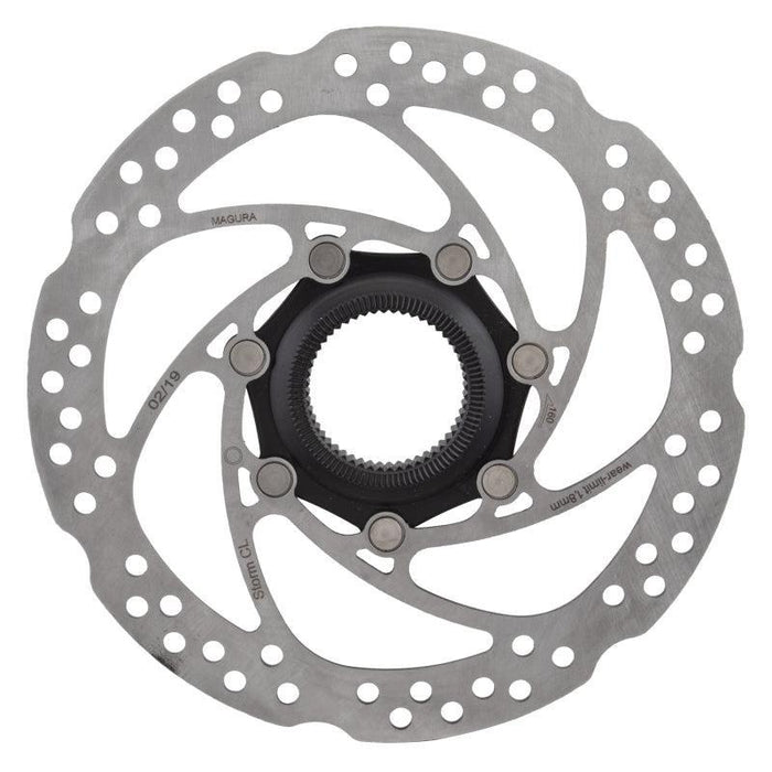 Magura Storm CL Disc Brake Rotor - 160mm Center Lock For Thru-Axle Hub Silver