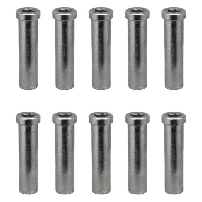 Sunlite Recessed Brake Nut Bag of 10 30mm Bolts- Nuts and Washers