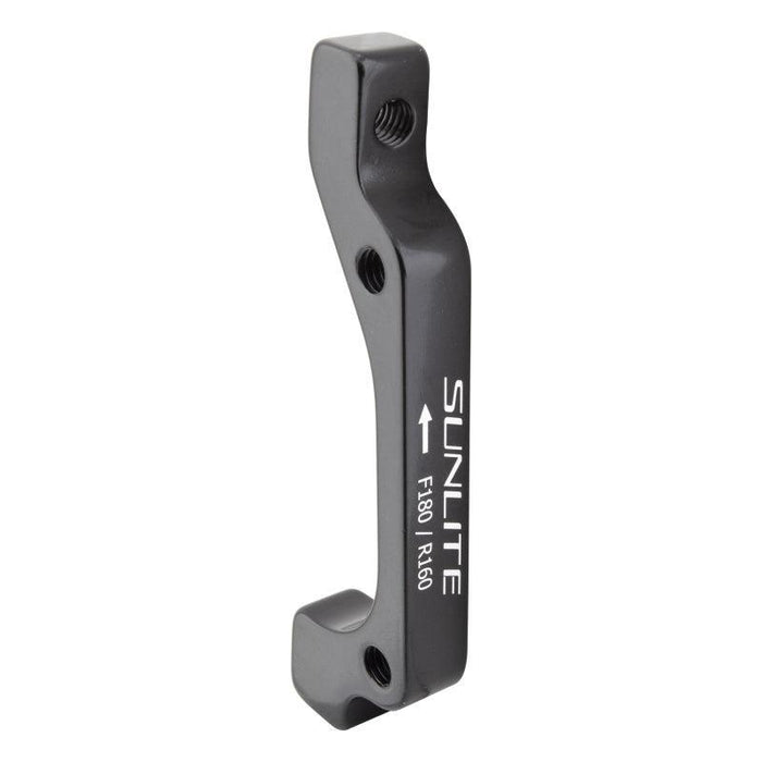 Sunlite Disc Adapter  180mm/160mm IS Mount Post Mount Black 20mm