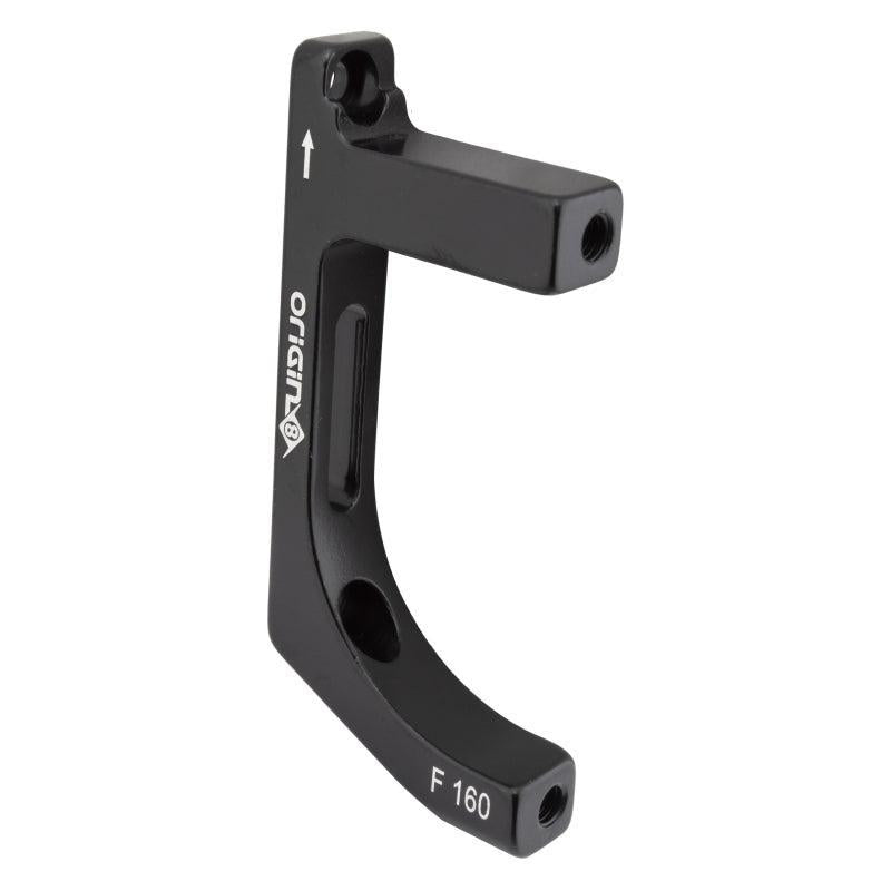 Origin8 Vise Flat Mount to Post Mount Disc Adapter  Flat Mount Post Mount Black 20mm