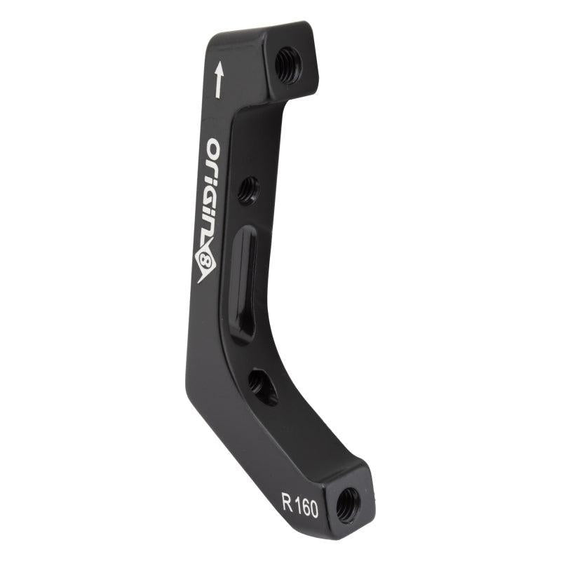 Origin8 Vise Flat Mount to Post Mount Disc Adapter  Flat Mount Post Mount Black 20mm