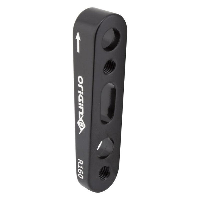 Origin8 Vise Flat Mount Disc Adapter  Flat Mount Flat Mount Black 20mm