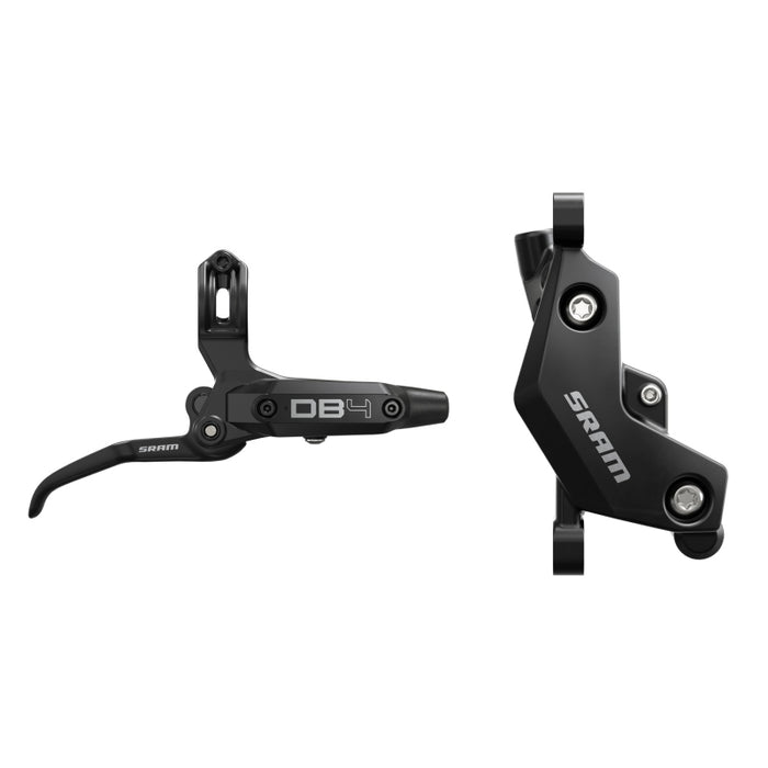 SRAM DB4 Disc Brake Lever - Left Front Rear 2000mm Hose Post Mount 4-Piston Aluminum Lever Diffusion BLK A1