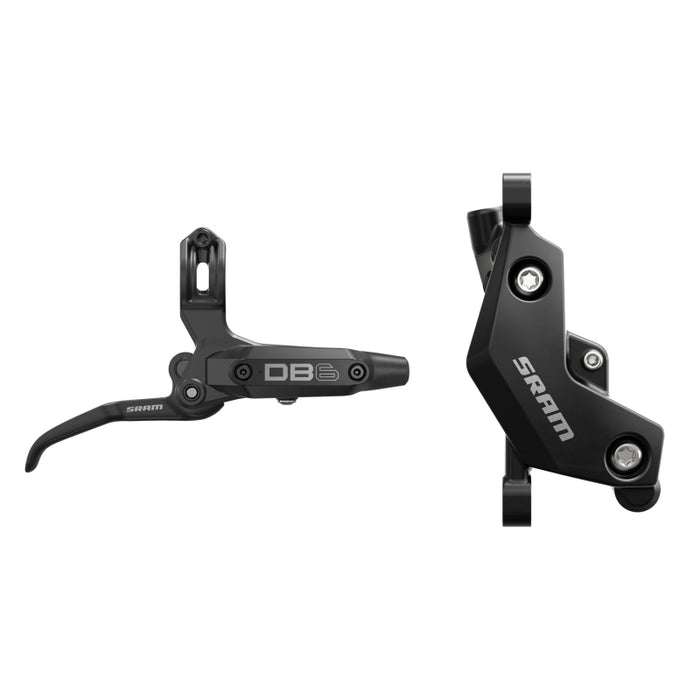 SRAM DB6 Disc Brake Lever - Right Front Rear 2000mm Hose Post Mount 4-Piston Aluminum Lever Diffusion BLK A1