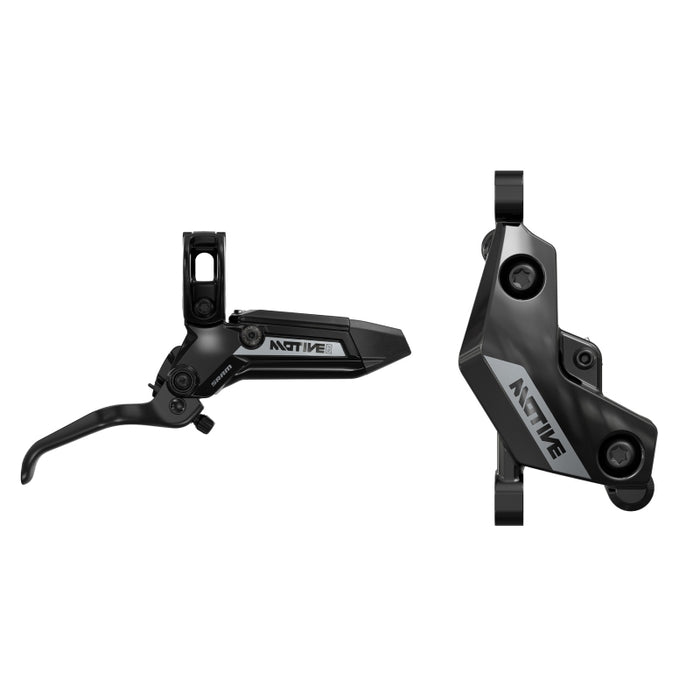 SRAM Motive Silver Disc Brake Lever - Front 950mm Hose Post Mount 4-Piston Aluminum Lever BLK A1