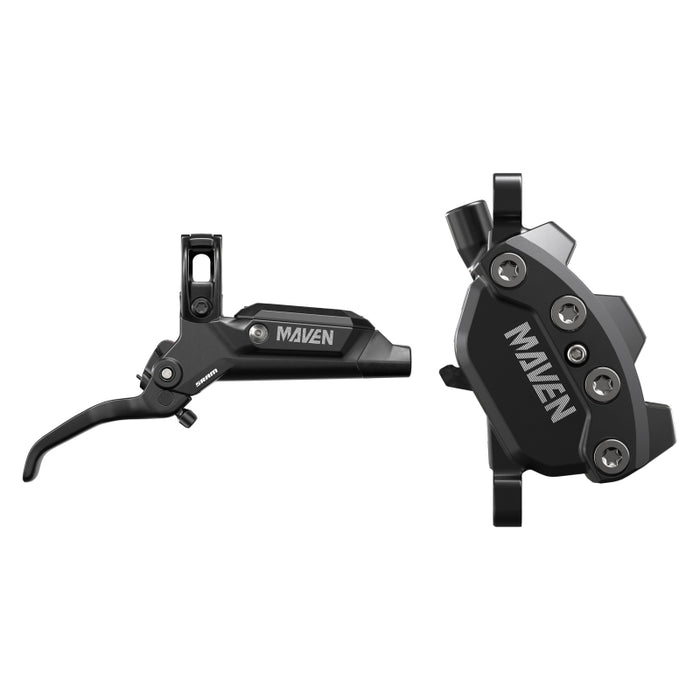 SRAM Maven Base Disc Brake Lever - Rear Front 2000mm Hose Post Mount 4-Piston Aluminum Lever SS Hardware Diffusion BLK A1