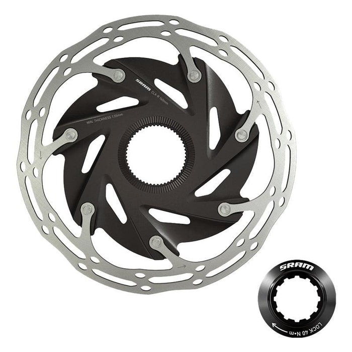 SRAM CenterLine XR Disc Brake Rotor - 160mm Center Lock 1.85mm Includes Internal Tooled Lockring