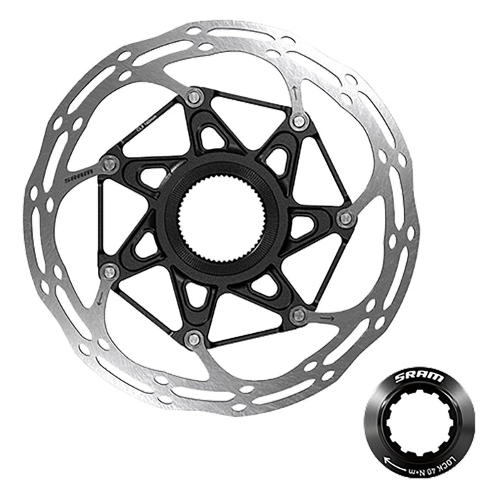 SRAM CenterLine X Disc Brake Rotor - 160mm Center Lock 1.85mm Includes Internal Tooled Lockring