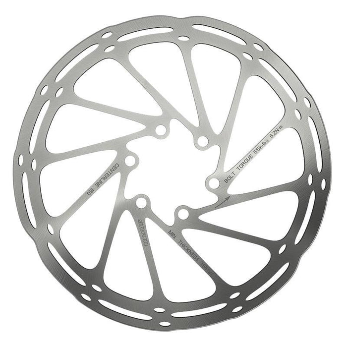 SRAM CenterLine Disc Brake Rotor - 200mm Center Lock 1.85mm Includes External Tooled Lockring