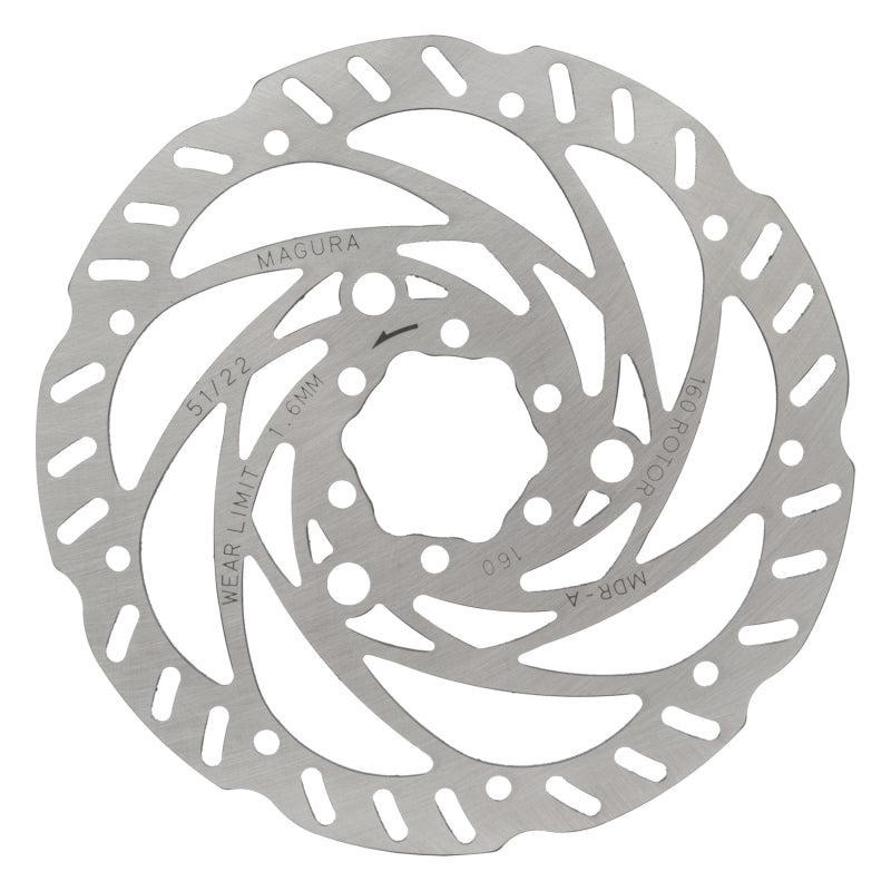 Magura MDR-A Disc Brake Rotor - 160mm 6-Bolt Only compatible MT A2 Brakes