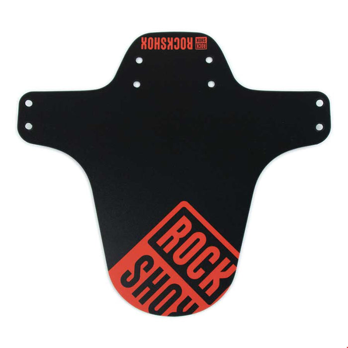 RockShox MTB Fender Black with Fire Red Print