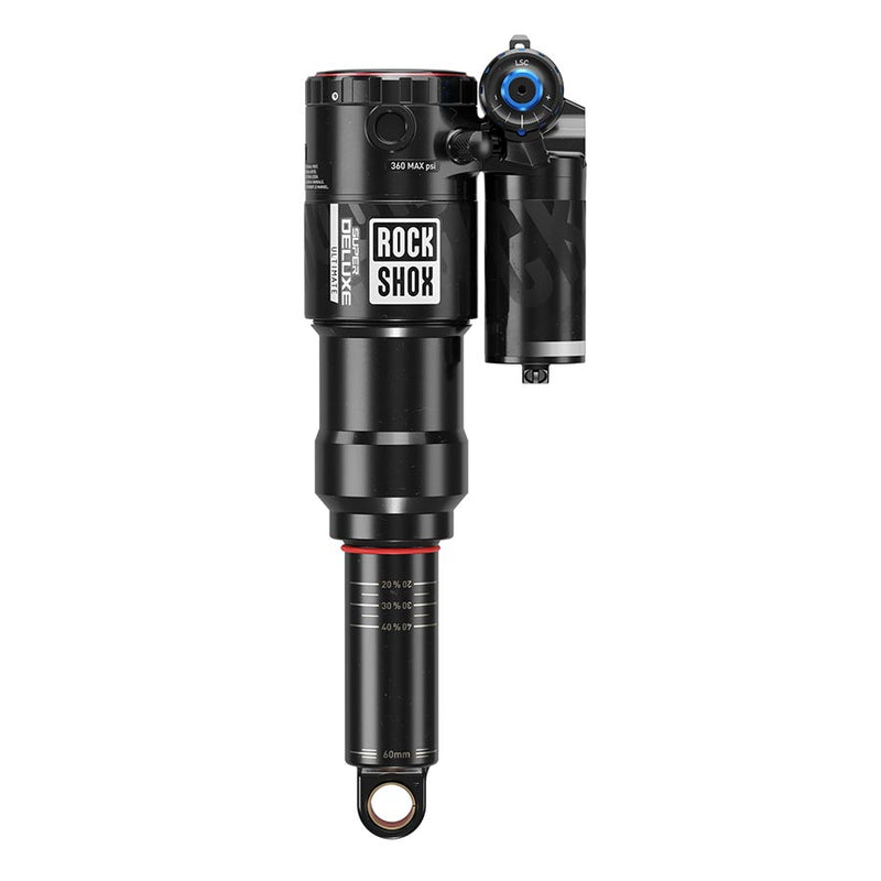 RockShox Super Deluxe Ultimate RC2T Rear Shock - 205 x 60 mm Linear Air 0 Neg/2 Pos Token Reb 55 / Comp 30 L/O4 Standard Trunnion C2