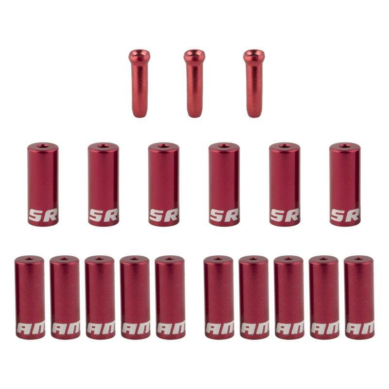 Sram Ferrule Kit Ferrule Kit 4mm/5mm Alloy Red