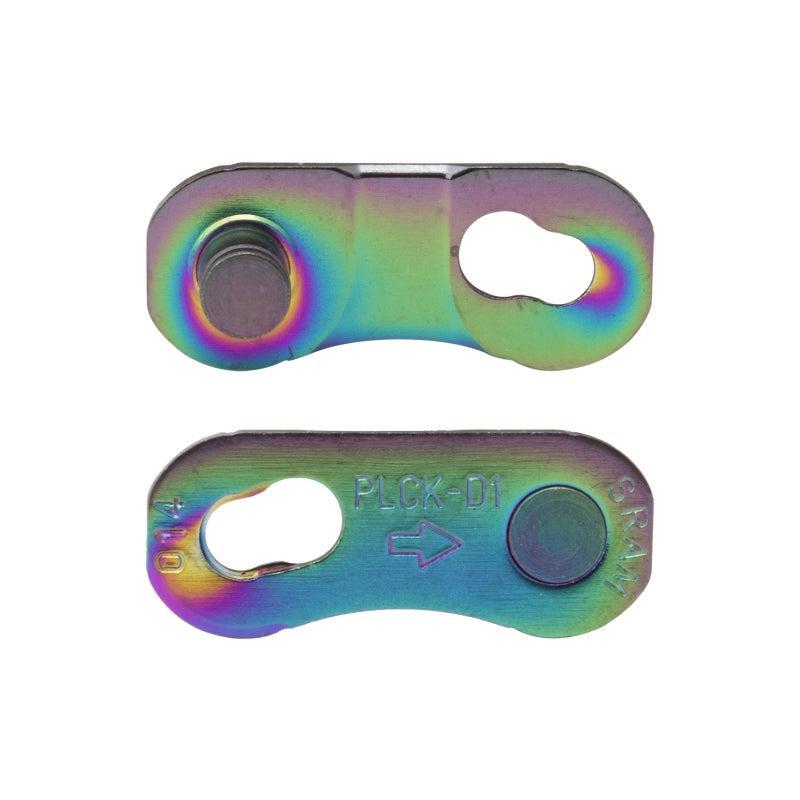 SRAM RED PowerLock Flattop Chain Connector Link - 12/13-speed Road Only Rainbow 4 Pack D1
