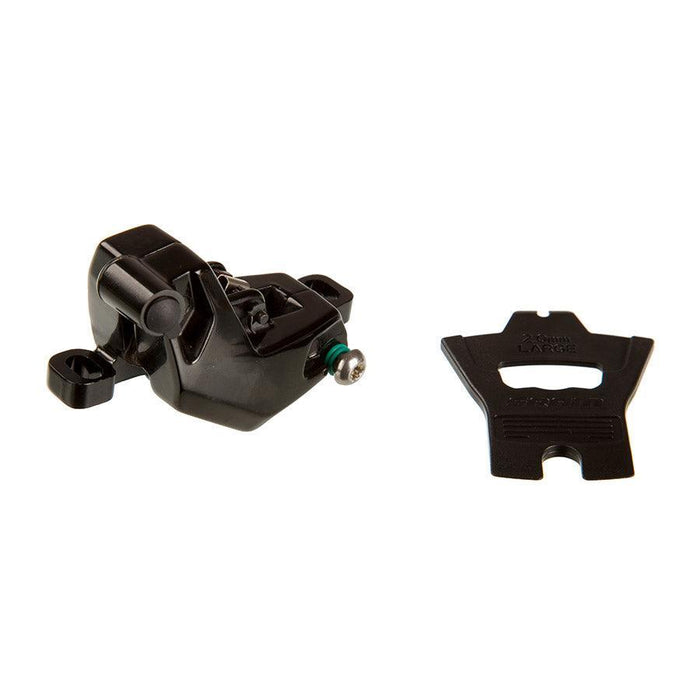 SRAM Motive Silver Disc Brake Caliper Assembly - Front/Rear Post Mount 4-Piston Gloss BLK A1+